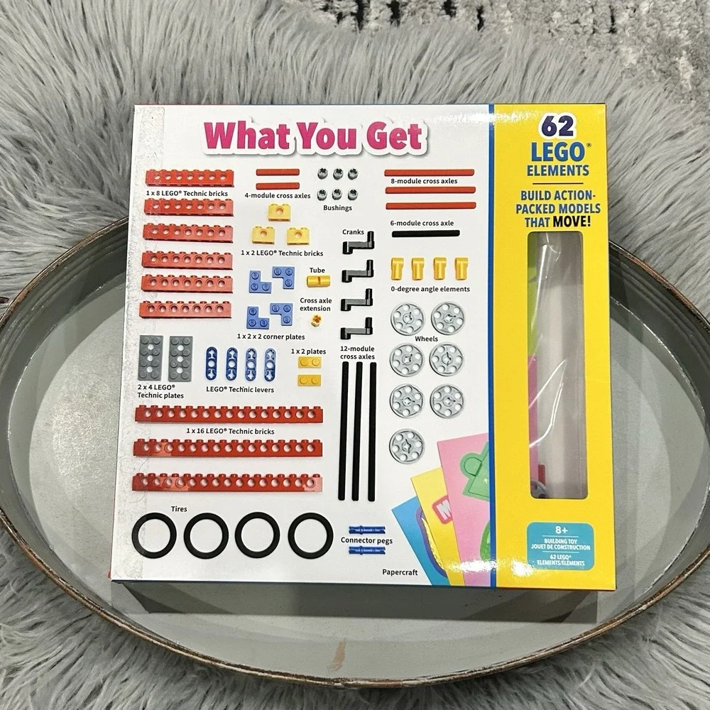 Lego Gear Bots w/Lego‎ Instruction Book Create 8 Different Machines